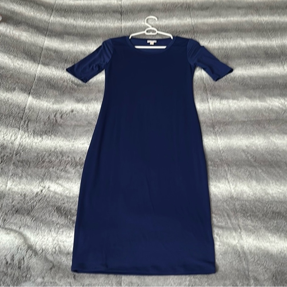 LuLaRoe Classic Navy Midi Dress